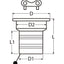 Marinetech Tankvuldop GAS 2" met Ketting-Geborgde Deksel en Sleutel