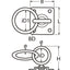 Marinetech Warteloog met Ring 5mm en rechthoekige grondplaat 30x35 mm