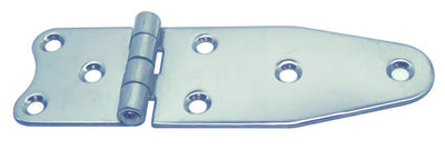 Marinetech Scharnier Type B (boven) afmetingen l x b x dikte: 129x40x2mm