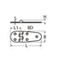 Marinetech Scharnier 110x38 mm