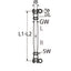 Marinetech Wantspanner M12 Gaffel-Gaffel Gedraaid BL: 600kg