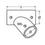 Marinetech 82064R25 Railing T-Connector 60° 25mm Rechts