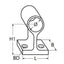 Marinetech 8207422 38 Handrailing Middenstuk 60° 22x38 mm