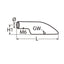 Marinetech 8212422 Handrailing Eindstuk 90° 22mm