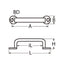 Marinetech Handgreep 100 mm