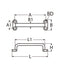 Marinetech Handgreep 152 mm Gestanst en Gepolijst