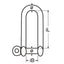Marinetech D-Sluiting Lang 5mm BL:1.000kg