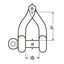 Marinetech D-Sluiting Gedraaid 10mm BL:5.800kg