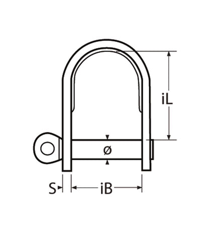 Marinetech Plaatsluiting Kort 5mm