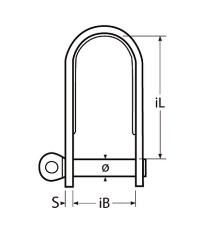 Marinetech Plaatsluiting Lang 5mm