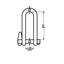 Marinetech Harp Sleutelsluiting 5mm BL: 954kg