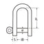 Marinetech D-Sluiting Gevlakt 8mm