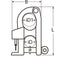 Marinetech Paniekhaak Waterski Snapsluiting 60mm BL: 800kg