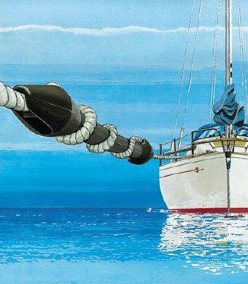 Marinetech 10.5.90.042 RUBBEREN LANDVASTVEER 46 CM 14-18MM