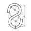 Marinetech S-Haak Symmetrisch 6 mm (2 stuks)