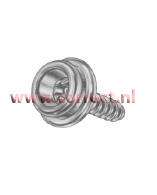 Marinetech 814041615 159 Durable DOT Stud met RVS Zelftapper 15x15,9 (5 stuks)