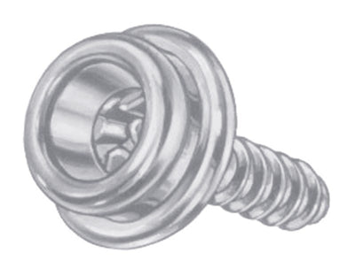 Marinetech 814041615 159 Durable DOT Stud met RVS Zelftapper 15x15,9 (5 stuks)