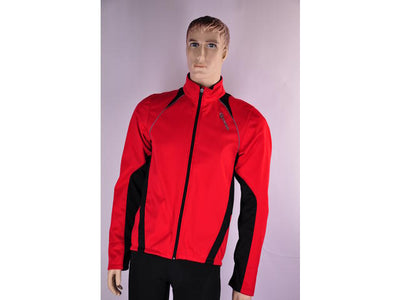 Gonso NEVADA V2 thermo fiets windjack rood met zwart heren