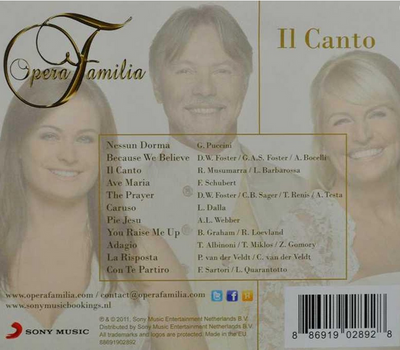 Sony Music Il Canto