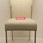 CSW Talia slanke stoel met RVS-detail en RVS-frame