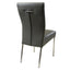 CSW Jet hoge slanke stoel met RVS-frame en greep op rug