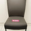 CSW Jet hoge slanke stoel met RVS-frame en greep op rug