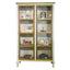 CSW GJ0103 Vitrinekast 120x40x200cm van gerecycled teak