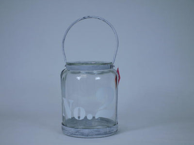 Van Manen Sfeerlicht 95492 sfeerlicht glas in metalen houder