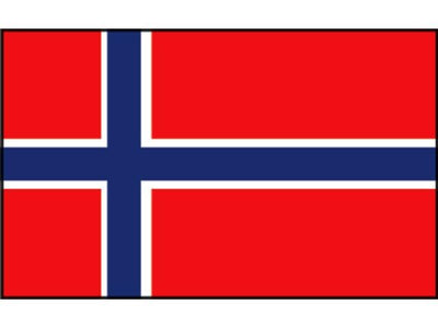 Talamex Vlag Noorwegen 20x30 cm