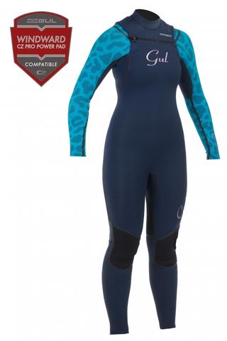 Gul Profile CZ 3/2 mm blindstich Steamer wetsuit met lange armen en benen