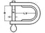 Talamex D-Plaatsluiting 5mm