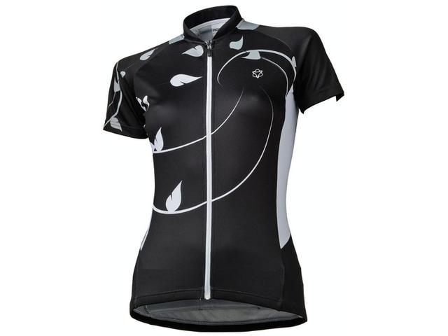 Agu Atella fietsshirt korte mouwen zwart dames