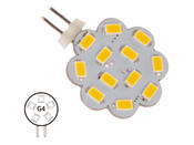 NauticLED G4 Premium 2700K 12 Led lichthoek gericht 120 graden