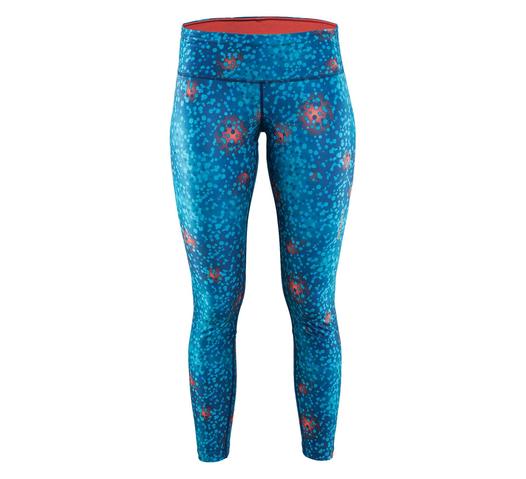 Craft Pulse tight spinningbroek lang blauw dames