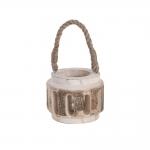 Home Society 685481 Houten Lantaarn met touw
