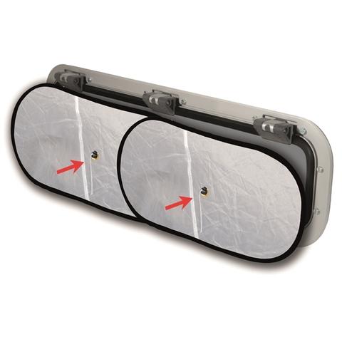 Waterline Verduistering Hor Combi patrijspoort 23x49 cm duopack
