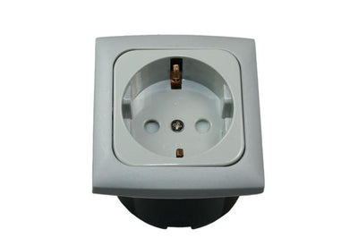 Haba C-Line Wandcontactdoos met raam en isodoos