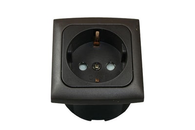Haba C-Line Wandcontactdoos met raam en isodoos