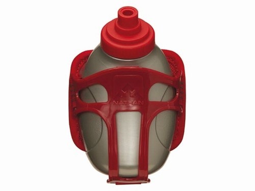 Nathan Add-On Flask 235 ml hardloop/wandel bidon bordeaux rood