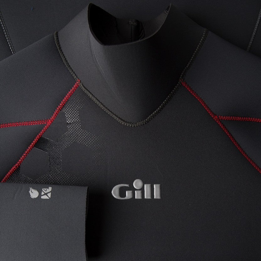 Gill Race FireCell Top 3.5 mm wetsuit top grafiet heren
