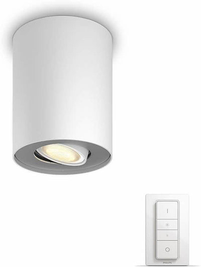 Philips PILLAR HUE single wit met dimmerswitch
