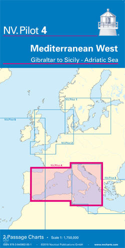 NV Pilot 4 Mediterranean West, Gibraltar to Sicily - Adriatic Sea