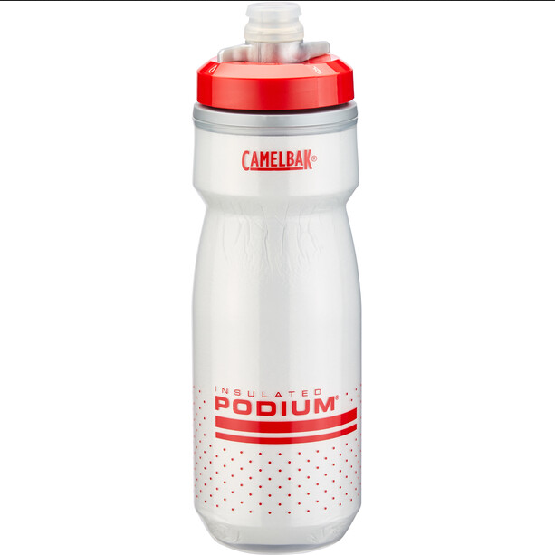 Camelbak Podium Chill 600 ml bidon wit/rood