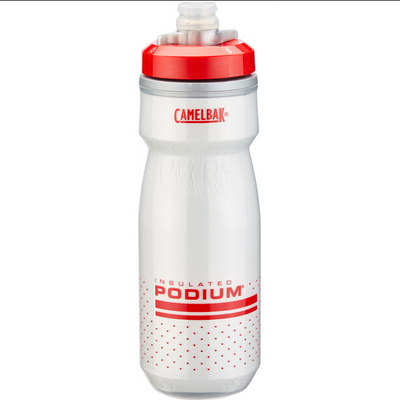 Camelbak Podium Chill 600 ml bidon wit/rood