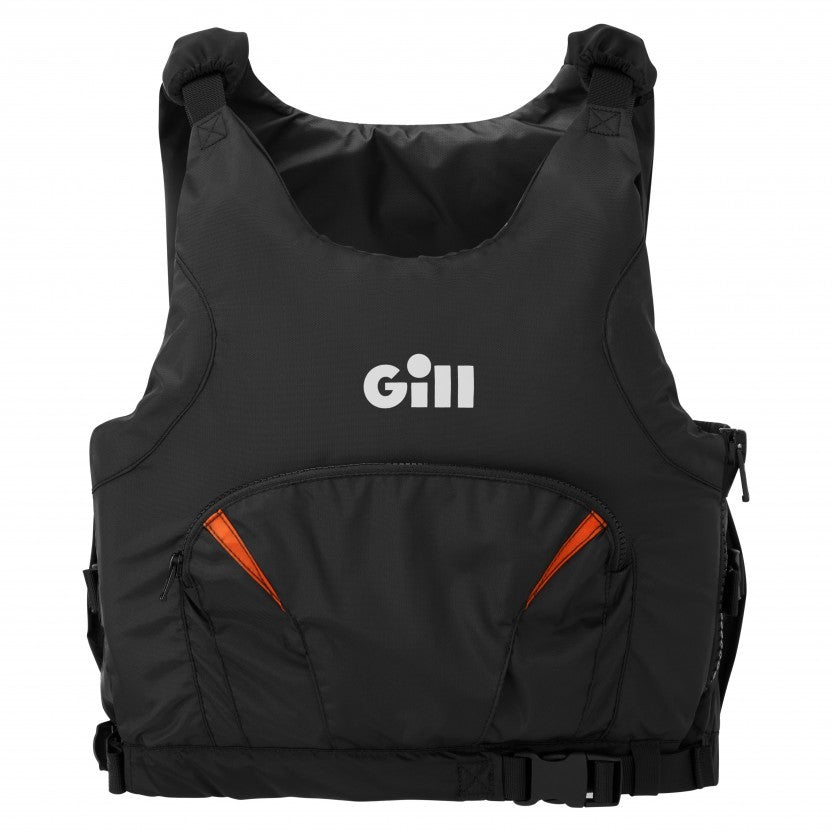 Gill Pro Racer 50N kinder zwemvest zwart/oranje