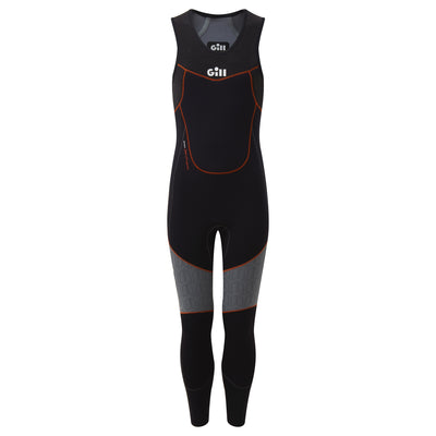 Gill Zentherm Skiff Suit 3 mm long john wetsuit zwart junior