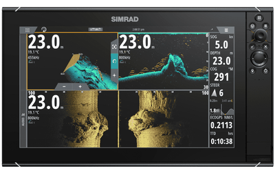 Simrad NSS16 evo3S kaartplotter inclusief 500 euro Simrad spring deal voordeel