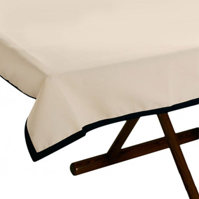 Marine Business Waterproof Tafelkleed Small wit met een blauwe rand
