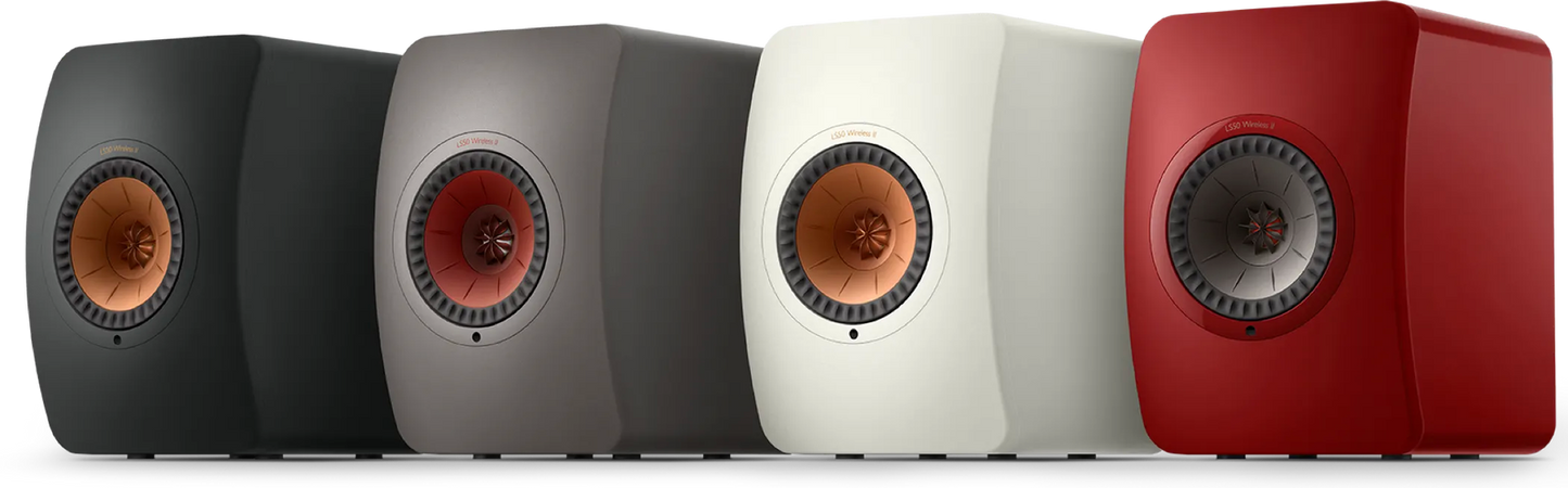 Kef LS50WIRELESS MK2 zwart actieve draadloze luidsprekerset