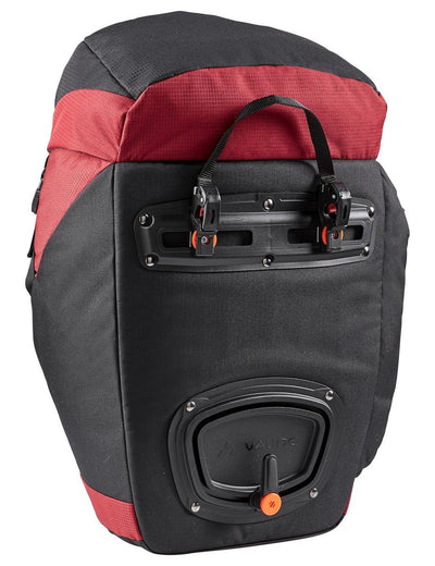 Vaude OnTour Back achtertassen voor fiets zwart/rood